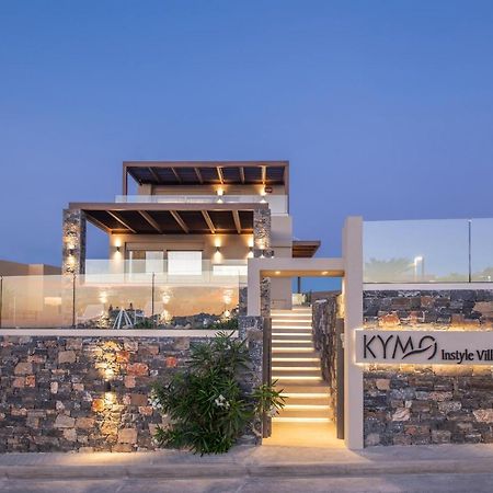 Kymo Instyle Villa - Sea view Private pool Jacuzzi Kokkini Hani Exterior foto