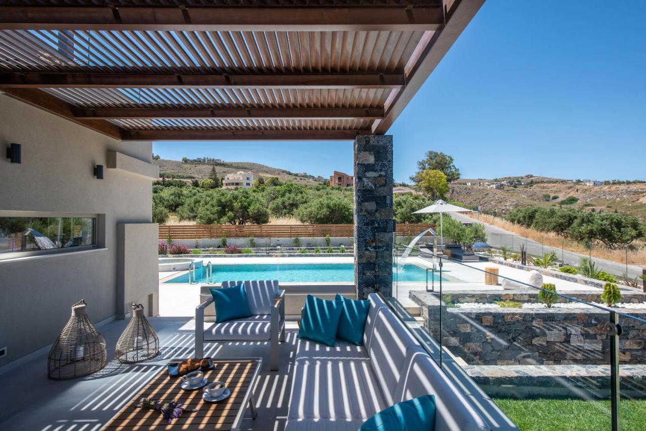 Kymo Instyle Villa - Sea view Private pool Jacuzzi Kokkini Hani Exterior foto
